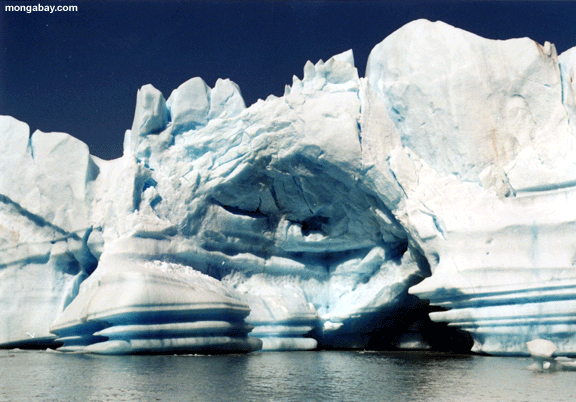 Glacier d'Upsala en parc national de glaciers